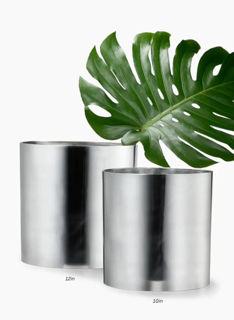 Aluminum Cylinder Vases