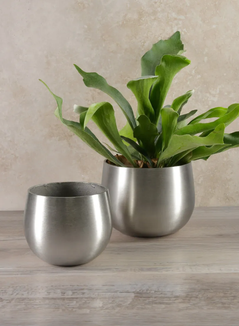Araami Matte Silver Aluminium Bowl