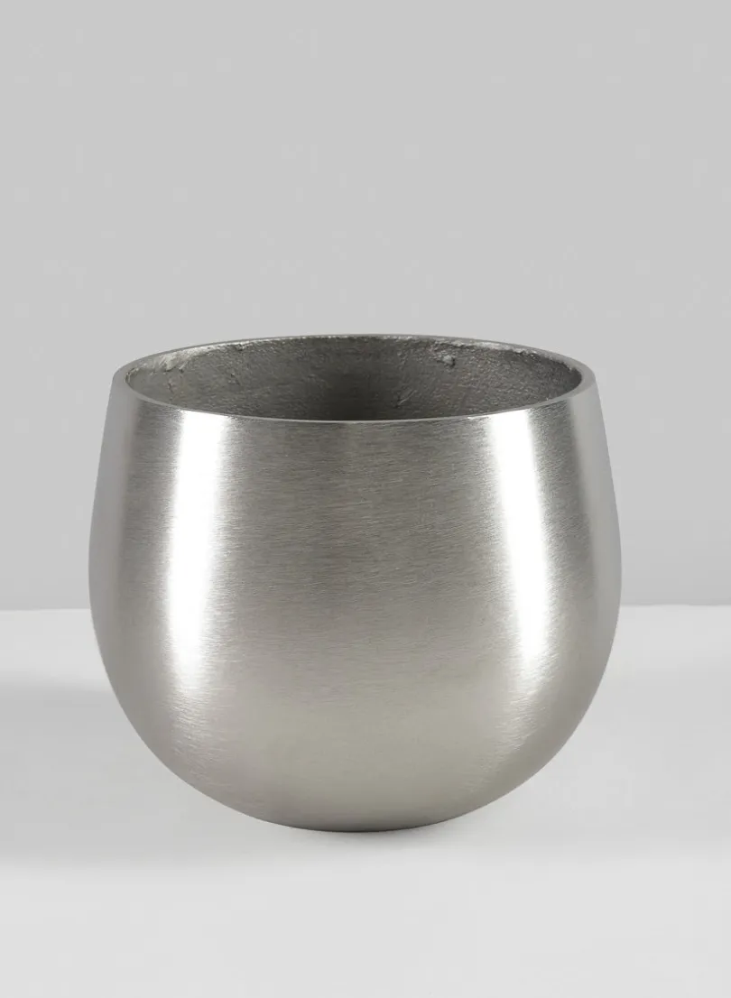 Araami Matte Silver Aluminium Bowl