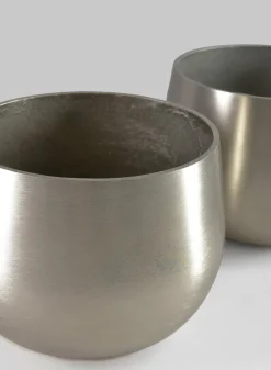 Araami Matte Silver Aluminium Bowl