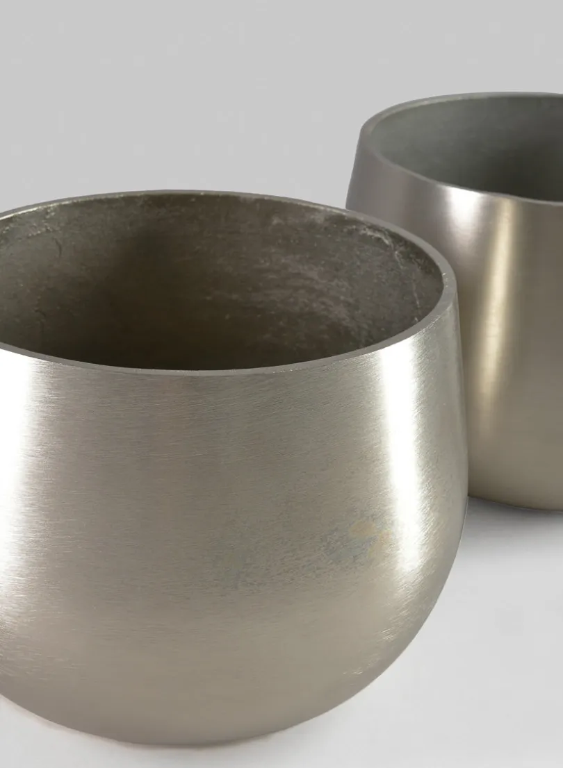 Araami Matte Silver Aluminium Bowl