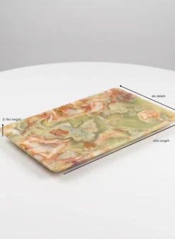Balochistan Green Onyx Decorative Tray