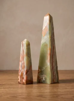 Balochistan Green Onyx Obelisk