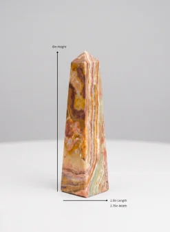 Balochistan Green Onyx Obelisk