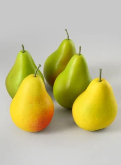 Barlett Multi Color Ripe Pears, Set of 6