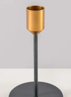 Barney Black Gold Taper Metal Holder