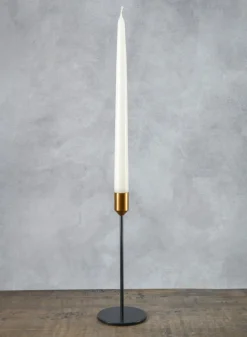Barney Black Gold Taper Metal Holder