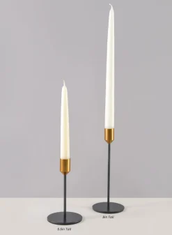 Barney Black Gold Taper Metal Holder