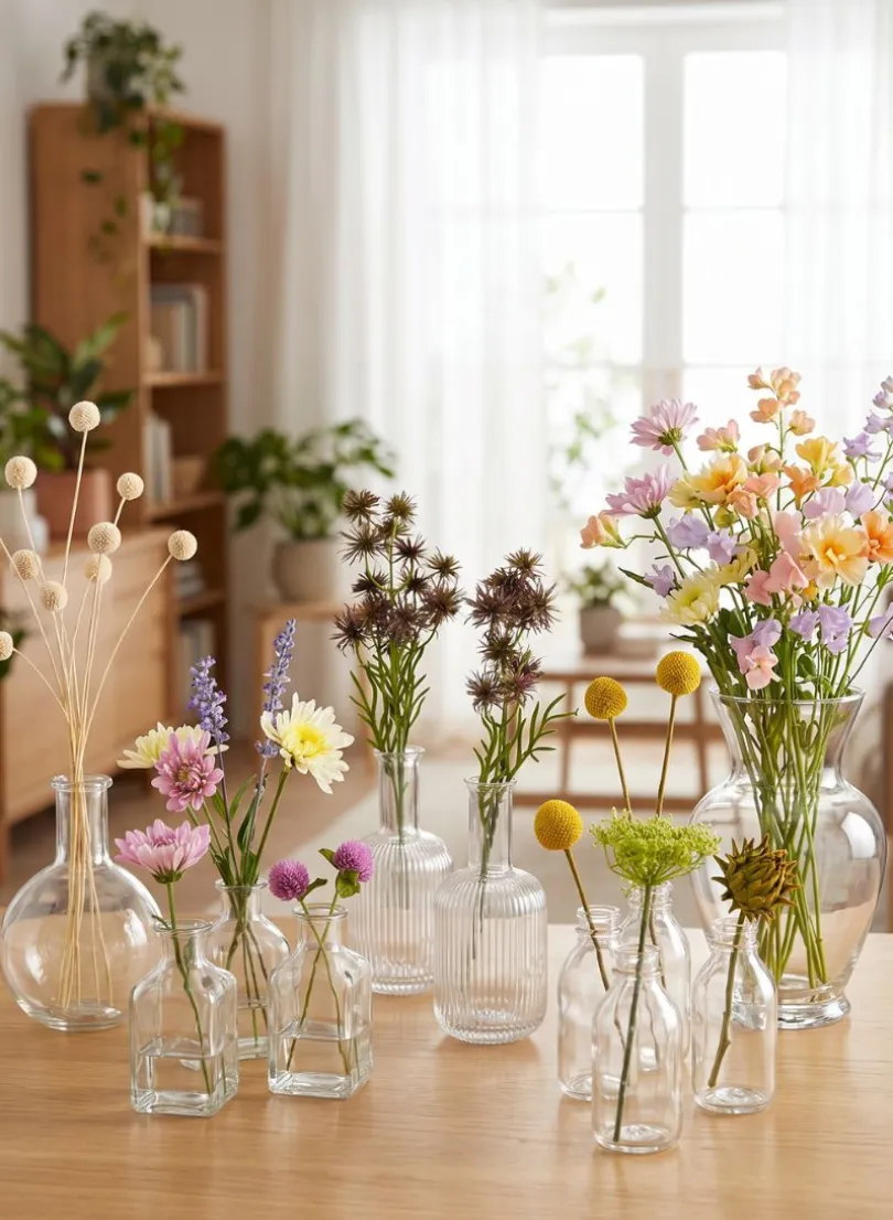 Best Value Ginger Glass Vase, Set of 6