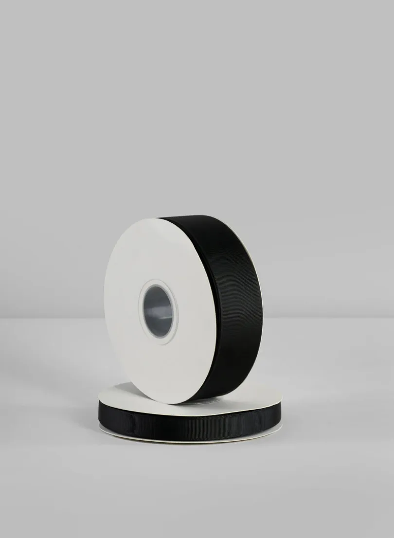 Black Grosgrain Ribbon 50 Yard Spool