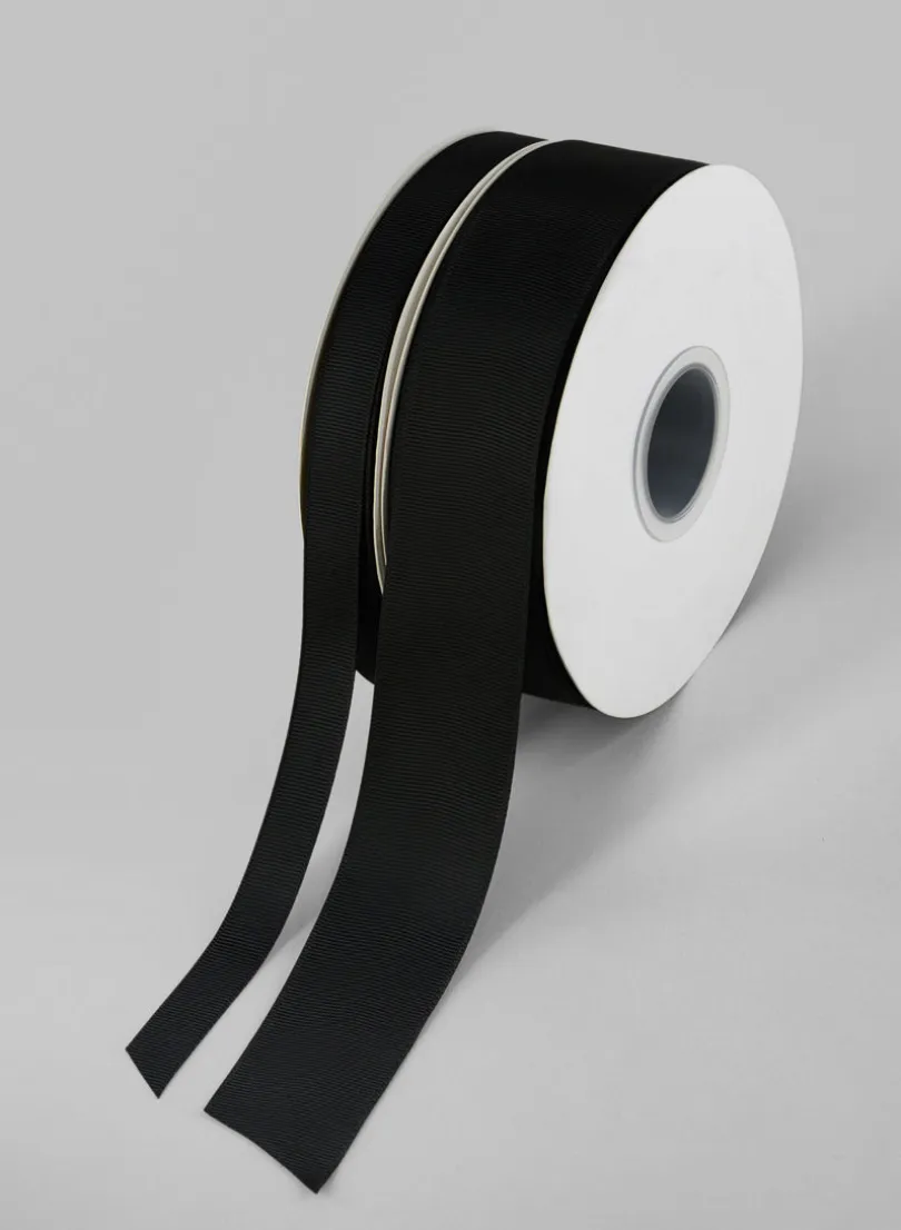 Black Grosgrain Ribbon 50 Yard Spool