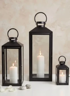 Black Monterey Lantern