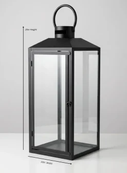 Black Monterey Lantern
