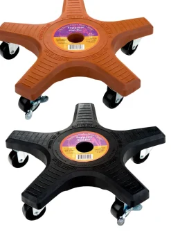 Black & Terracotta Plant Caddies