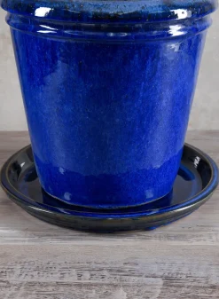 Blue Clay & Ceramic Saucer