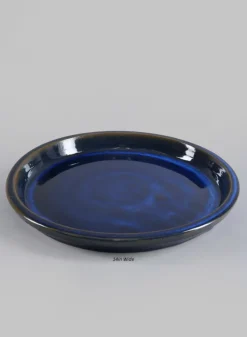 Blue Clay & Ceramic Saucer