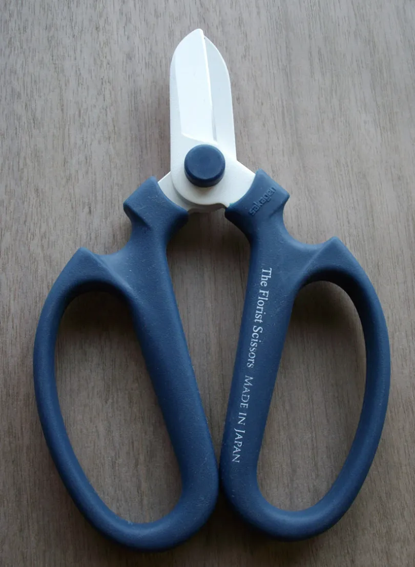 Blue Sakagen The Florist Scissors, Right-Hand
