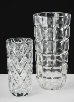 Boheme Crystal Look Glass Vase
