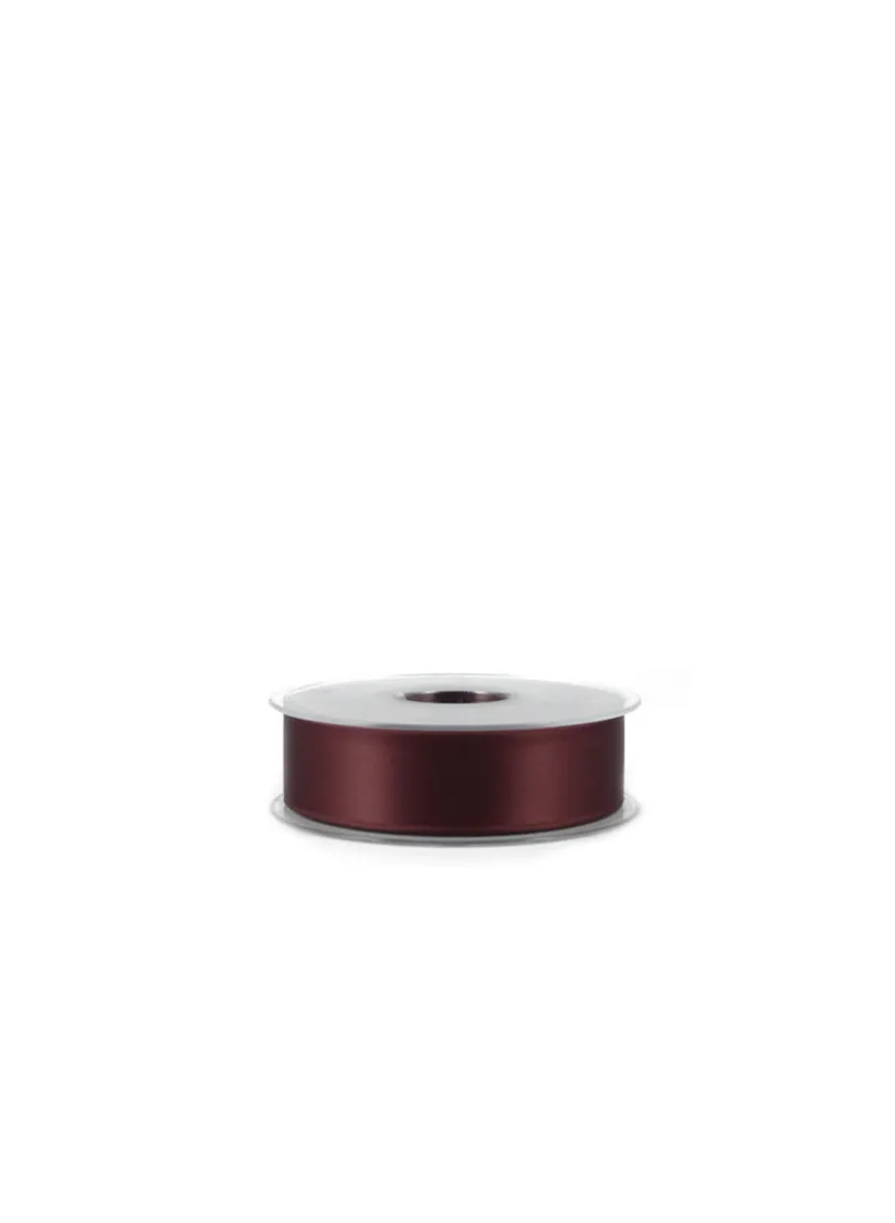 Burgundy Swiss Satin Ribbon