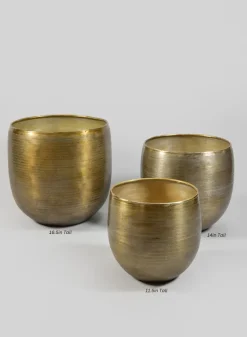 Chatai Cache Pot Zinc Planter