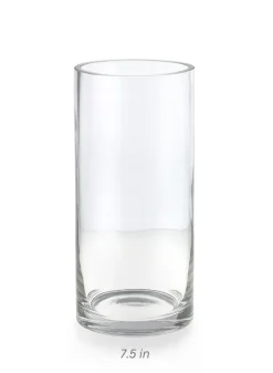 Clear Glass Cylinder Vases