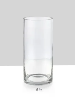Clear Glass Cylinder Vases