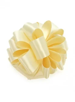 Cream Double Face Satin Ribbon