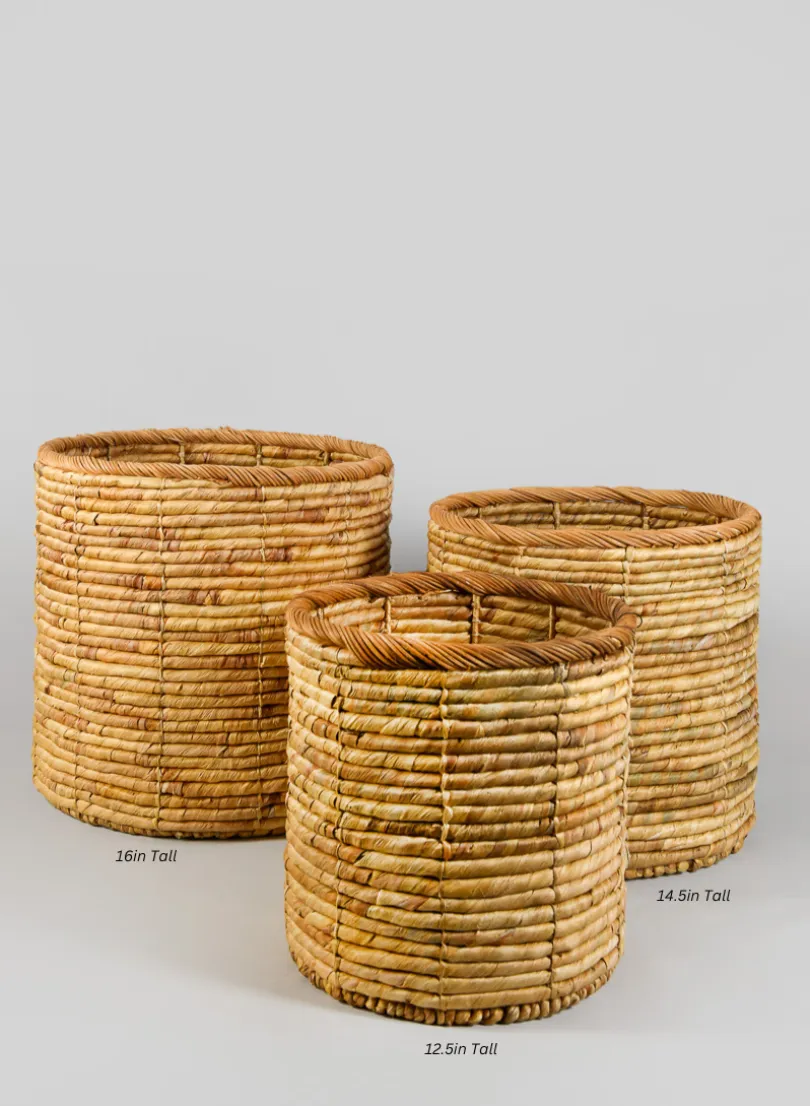 Da Nang Water Hyacinth Basket Pot