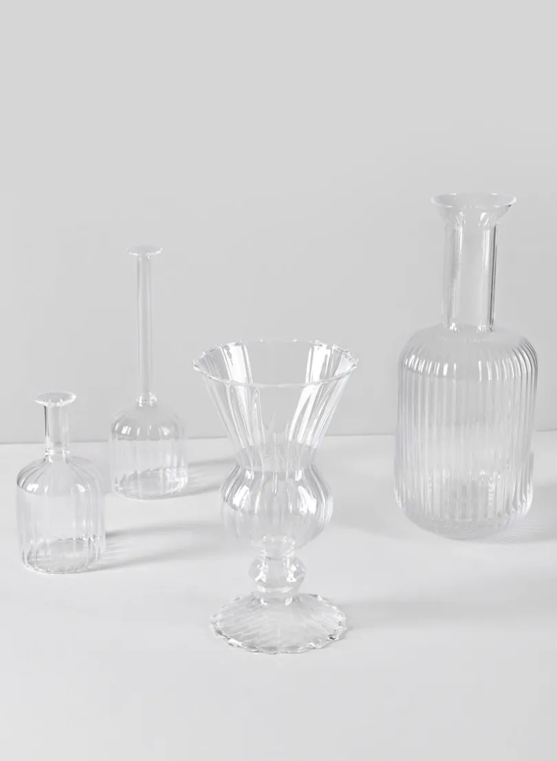 Designer's Choice Assorted Deco Glass Vase, Set of 4