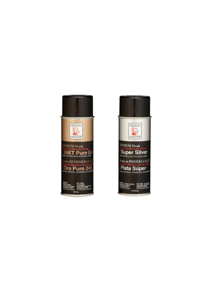 Design Master Floral & Craft Premium Metallic Spray Paint
