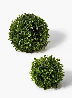 Faux Boxwood Balls