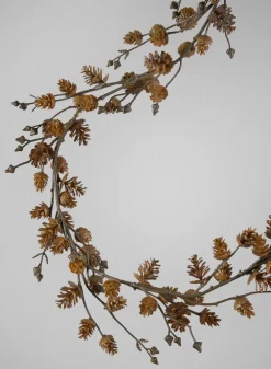 6ft Long Artificial Mini Pinecone Garland, Case of 3