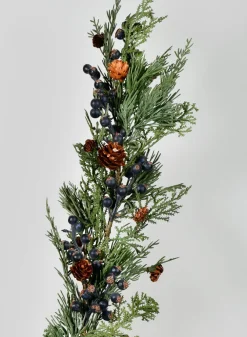 6ft Long Blueberry Cypress Garland