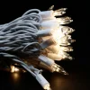 27ft Long 100 Clear Super Bright Lights with White Wire