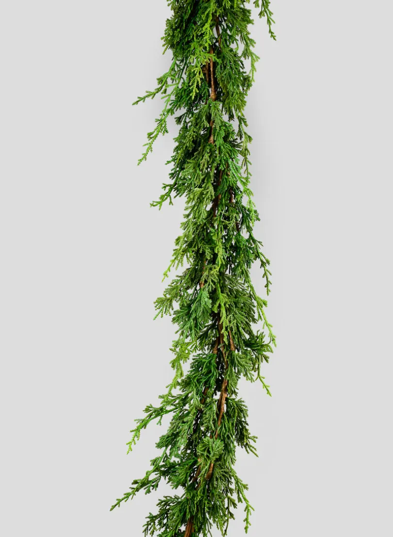 5ft Long Double Cypress Garland