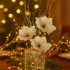 6ft Long Flexible Forest Branch Light, Warm White, Brown Branch