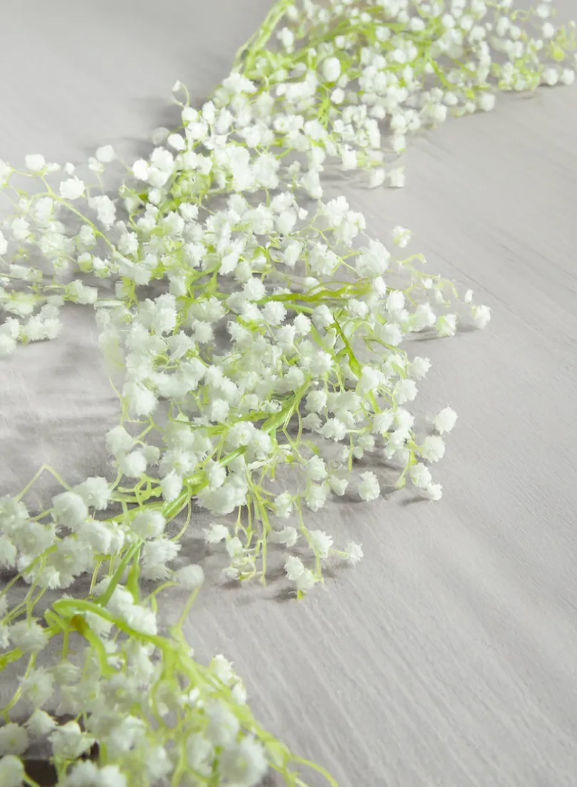 6ft Long Gypsophilia Baby's Breath Gardand, Case of 12