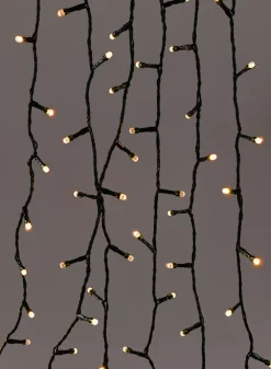 58ft Long 200 LED Large Diamond Lights Set