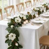 6ft Long Magnolia Garland with Blooms, Case of 2