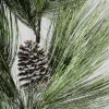 6ft Long Pine Needle with Pinecone Garland