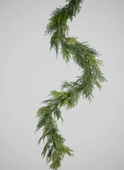 6ft Long Real Touch Cedar Garland, Case of 3