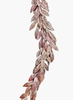 6ft Long Rose Gold Bay Leaf Garland