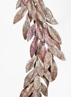 6ft Long Rose Gold Bay Leaf Garland