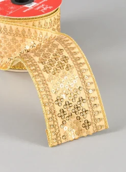 16.40ft Long Royal Nawab Gold Ribbon