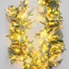 6ft Long Warm White Pre-Lit Garland (300 Lights)