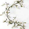 5ft Long White Berry Garland, Case of 4