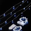 7ft Long 20-White-Mini-Lights String, Set of 6