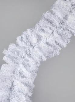 9ft Long White Pine Garland