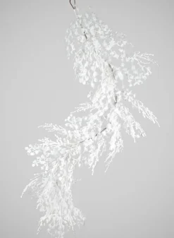 5ft Long Winter Snow Look Alpine Mix Garland, Case of 4