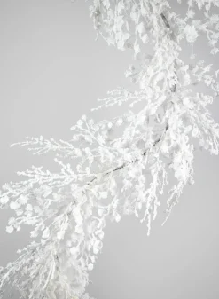 5ft Long Winter Snow Look Alpine Mix Garland, Case of 4